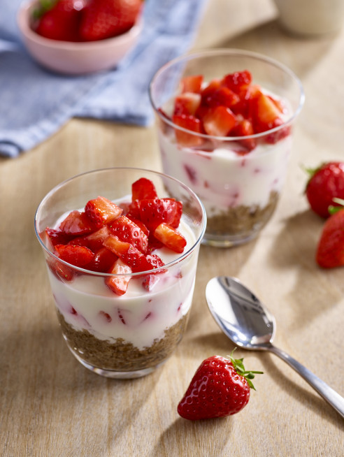 Strawberry Breakfast Cheesecake