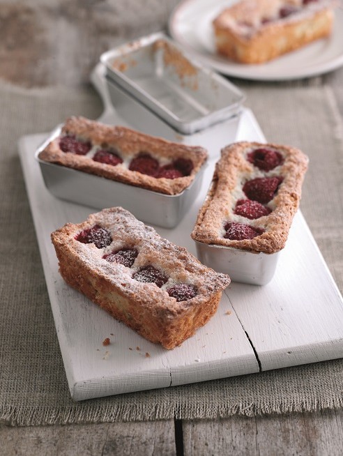 Coconut raspberry friands