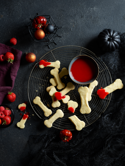 Blood and Bones Shortbread