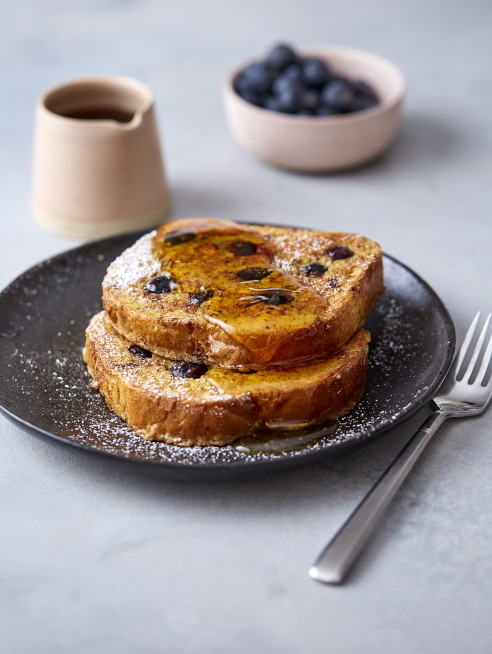 Blueberry Studded French Toast