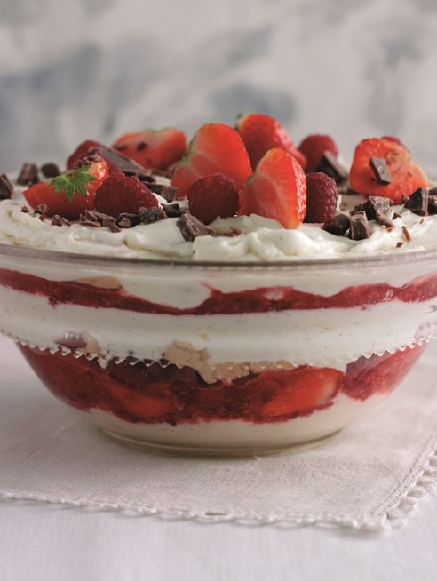 White chocolate and raspberry tiramisu